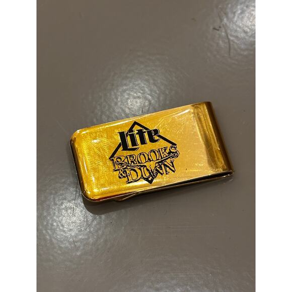 90s Vintage Miller Lite Brooks & Dunn Money Clip - Picture 6 of 7